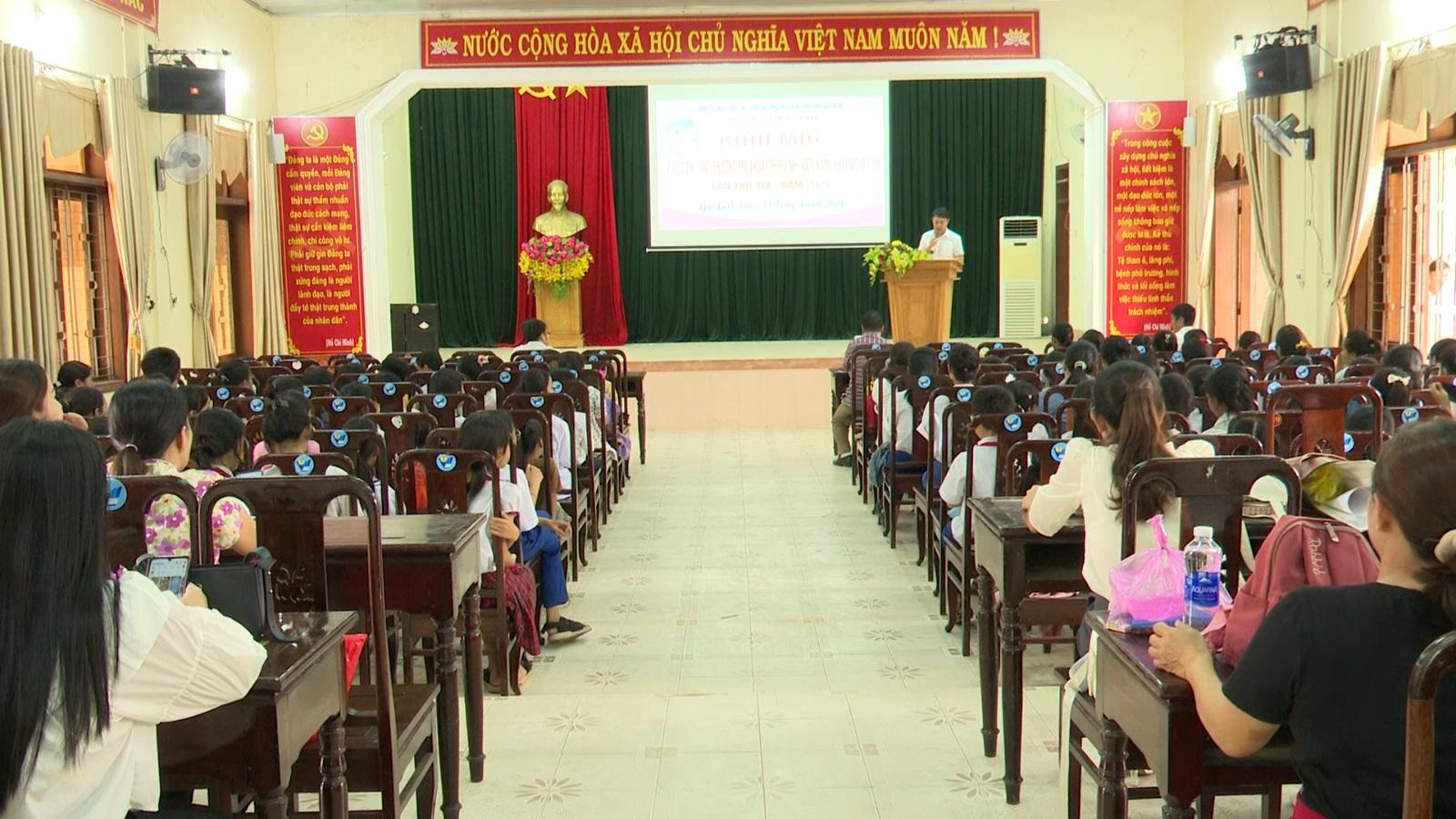 Huyện Gio Linh tổ chức khai mạc cuộc thi  “Giải mỹ thuật thiếu nhi Việt Nam lần thứ XIV năm 2024”.